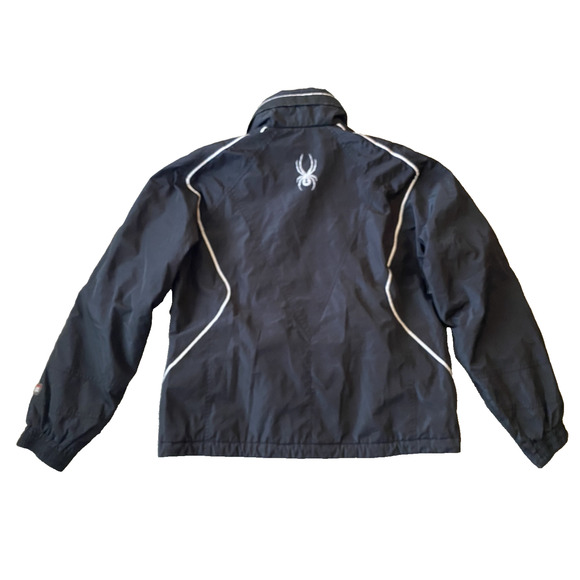 Spyder XL.T Thinsulate Jacket Womens Size 10 Black Ski Jacket Coat - Picture 2 of 16